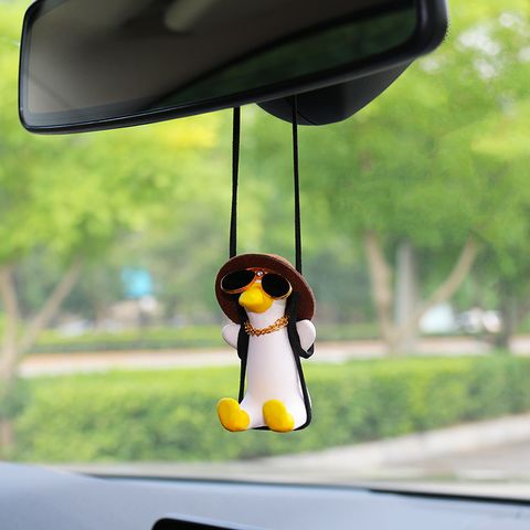 Cute Swing Duck Pendant Car Decoration Supplies