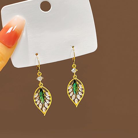 1 Pair Fashion Flower Alloy Plating Women's Earrings