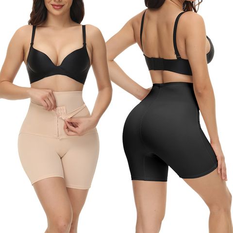 Solid Color Butt Lift Tummy Control Seamless Shaping Underwear
