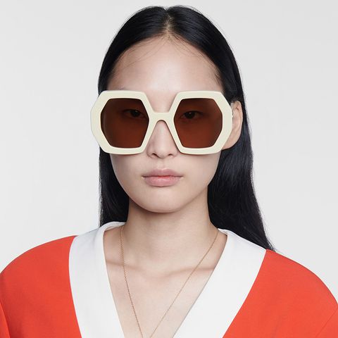 Casual Retro Geometric Pc Polygon Full Frame Women's Sunglasses