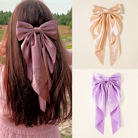 Women's Simple Style Bow Knot Cloth Patchwork Hair Tie