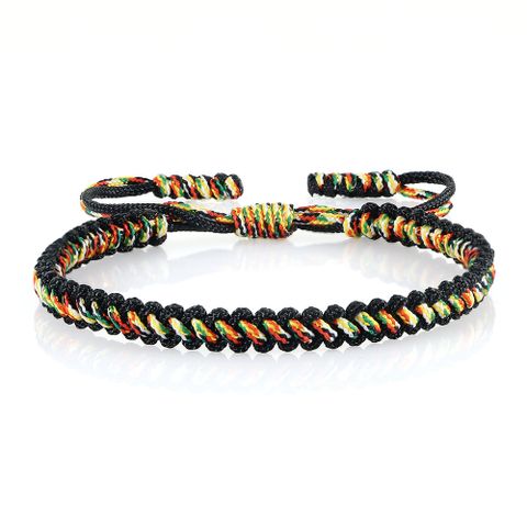 Retro Geometric Rope Knitting Unisex Bracelets