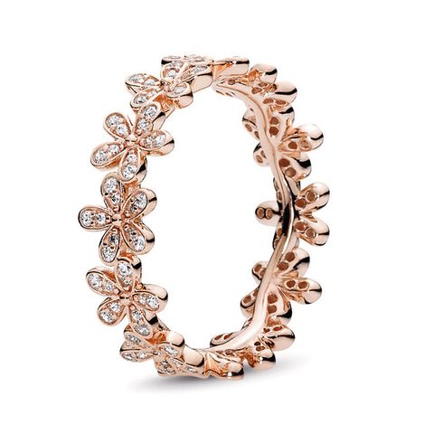 Simple Style Flower Alloy Inlay Artificial Gemstones Women's Rings Earrings
