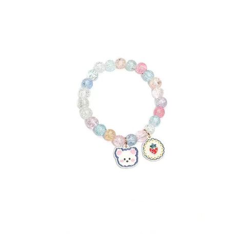 Cute Rabbit Cherry Bear Glass Wholesale Bracelets