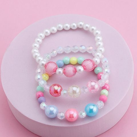 Princess Cute Sweet Colorful Plastic Wholesale Bracelets