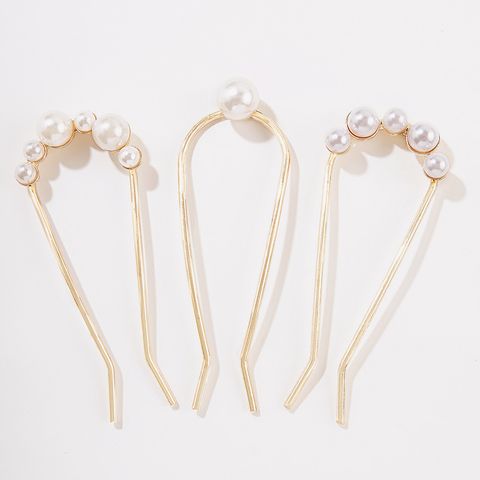 Fashion Inlaid Pearl Hair Accessories Hairpin Wholesale