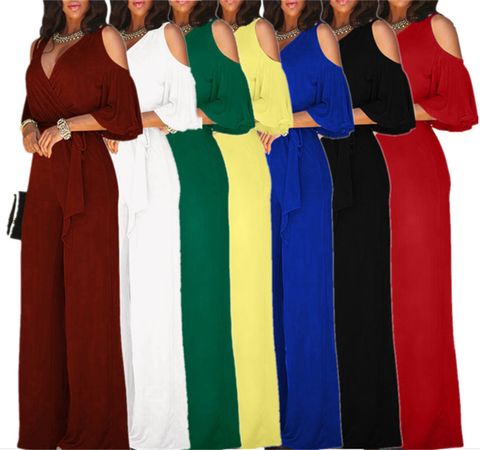 2022    European And American Foreign Trade Women's Clothing Wholesale Wide Leg Pants 7 Colors Available Including Belt