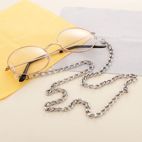 Casual Cute Handmade Solid Color Stainless Steel Unisex Glasses Chain