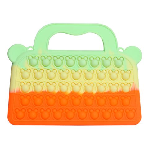Large Silicone Cartoon Cute Decompression Colorful Toy Handbag