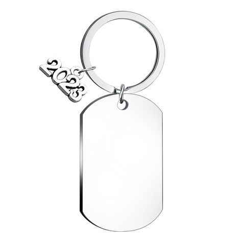Simple Style Geometric Stainless Steel Unisex Bag Pendant Keychain