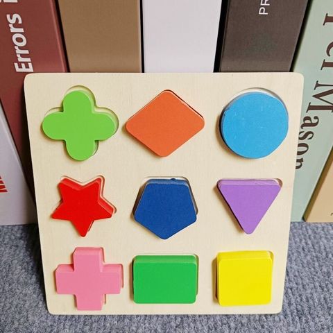 Fashion Wooden Numbers Letters Cognitive Pairing Puzzle Toys