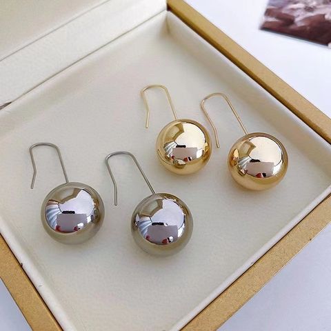 Ig Style Korean Style Solid Color Alloy Women's Dangling Earrings