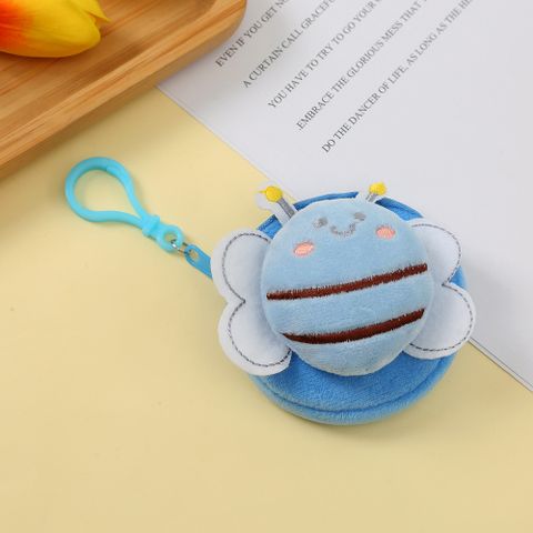 Women's Bee Plush Zipper Coin Purses