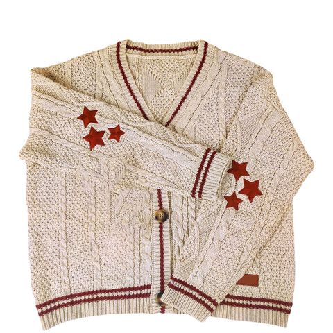Women's Cardigan Sweater Long Sleeve Sweaters & Cardigans Casual Star