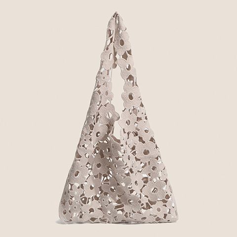 Women's Streetwear Flower Net Shopping Bags