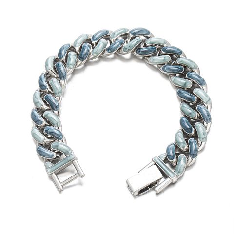 Fashion Geometric Alloy Inlay Rhinestones Unisex Bracelets 1 Piece
