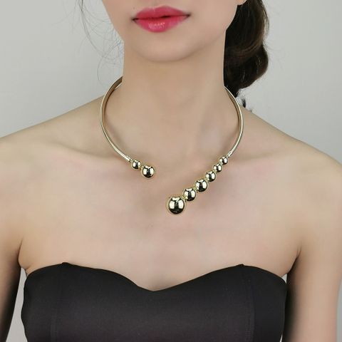 Elegant Ball Alloy Plating Women's Choker