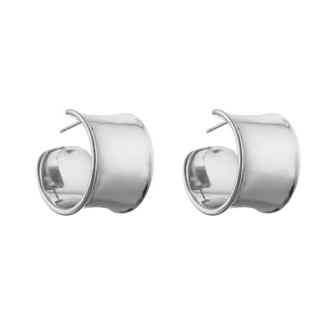 1 Pair Simple Style Geometric Plating Inlay Copper Zircon Earrings