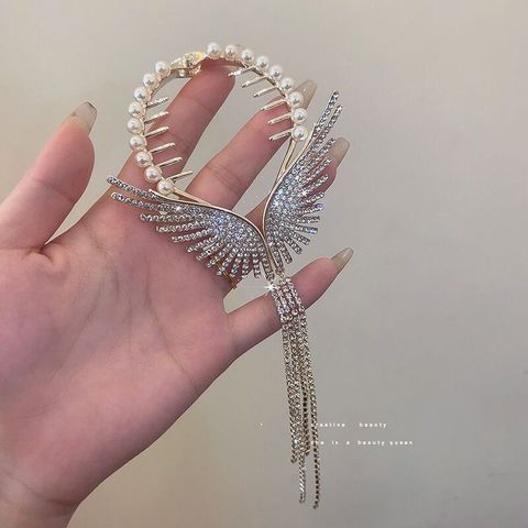 Casual Wings Alloy Plating Inlay Rhinestones Party Headpieces