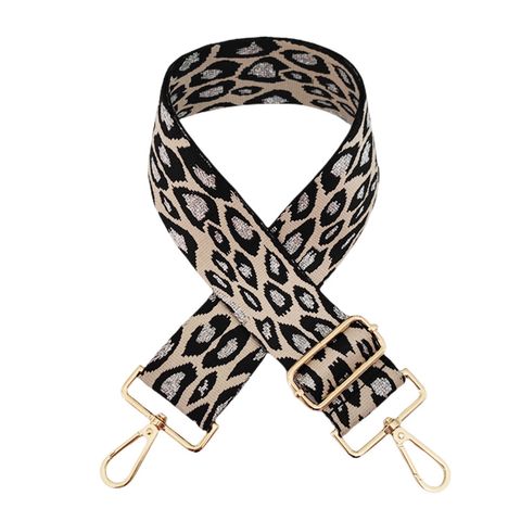New Widened Thick Leopard Jacquard Webbing Accessories Straps