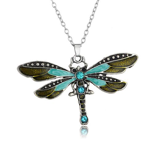Simple Style Insect Alloy Enamel Women's Pendant Necklace