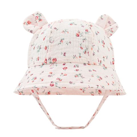 Girl's Simple Style Solid Color Bucket Hat