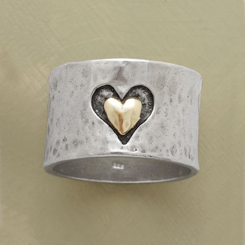 Wholesale Jewelry Vintage Style Heart Shape Alloy Plating Rings