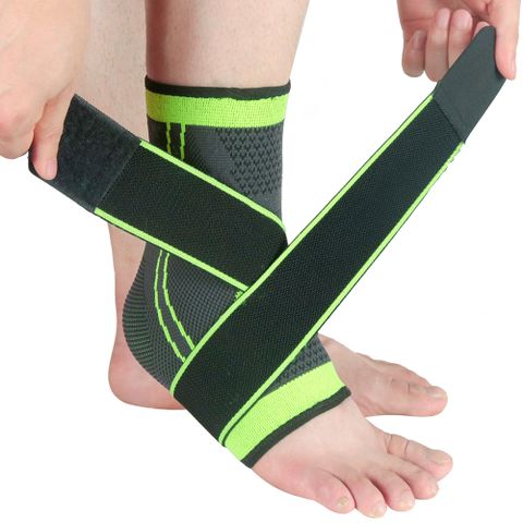Nylon Sports Ankle Support Protective Men's And Women's Sports Full Elastic Force Warm Breathable Ankle Guard