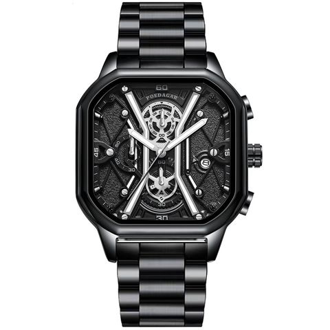 Deportes Cuadrado Hebilla Cuarzo Relojes Hombre