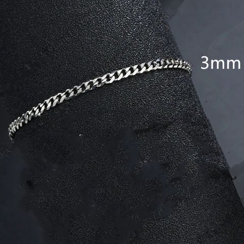 Simple Style Geometric Stainless Steel Plating Unisex Bracelets 1 Piece