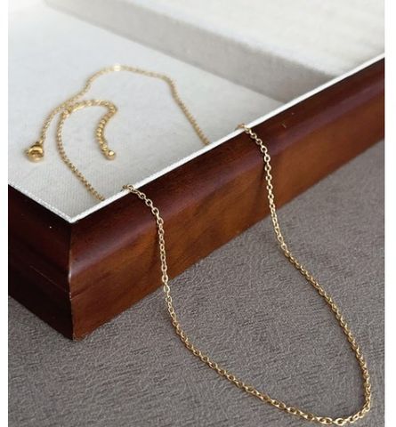 Simple Style Geometric Titanium Steel Plating 18k Gold Plated Necklace