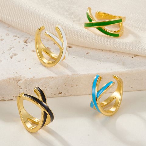 1 Piece Simple Style Geometric Plating Sterling Silver 18k Gold Plated Ear Clips