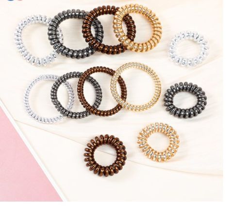 Basic Solid Color Plastic Hair Tie