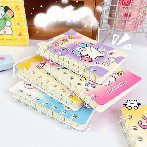 Cute Puppy Coil Book Student A7 Portable Pocket Notebook Cartoon Mini Pocket Notepad Word Book