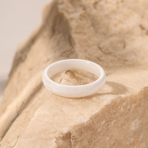 Wholesale Jewelry Simple Style Circle Space Ceramic Rings