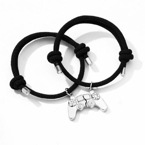 Simple Style Commute Game Console Alloy Plating Couple Bracelets Necklace
