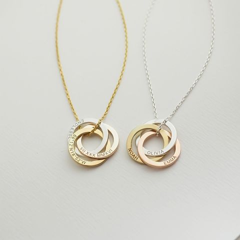 Casual Simple Style Circle Stainless Steel Plating Necklace