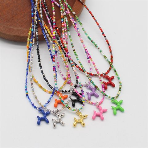 Original Design Animal Seed Bead Women's Pendant Necklace