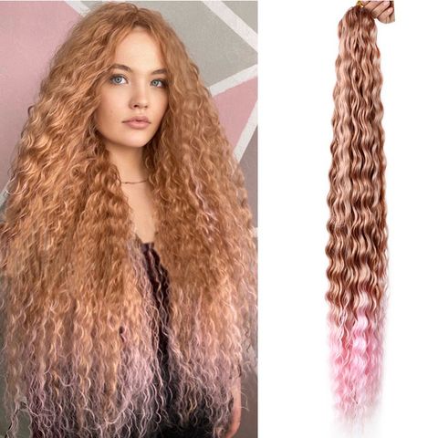 Women's Sweet Casual Stage High Temperature Wire Long Curly Hair Wigs