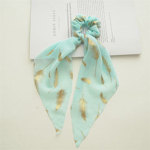 Pastoral Feather Cloth Hair Tie