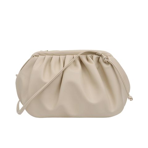 Women's Small Pu Leather Solid Color Streetwear Square Magnetic Buckle Shoulder Bag Handbag Crossbody Bag