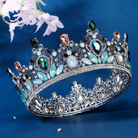 Retro Crown Rhinestone Stoving Varnish Diamond Crown