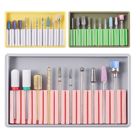 Classic Style Solid Color Tungsten Steel Nail Tools 1 Set