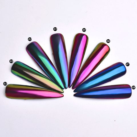 Casual Solid Color High Quality Imported Glass (base Material) Nail Decoration Accessories 1 Piece