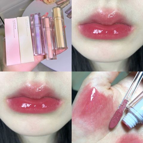 Casual Solid Color Plastic Lip Glaze