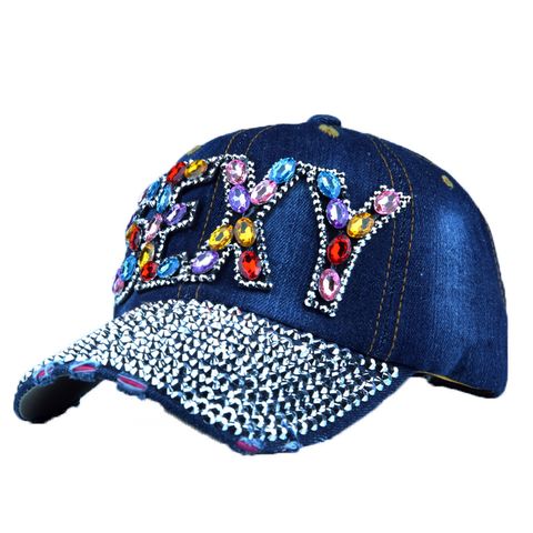 Women's Elegant Letter Curved Eaves Baseball Cap