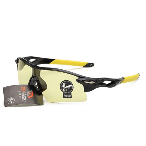 Streetwear Sports Geometric Ac Square Half Frame Sports Sunglasses
