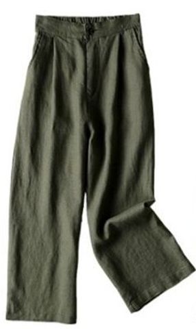 Women's Daily Casual Solid Color Ankle-length Casual Pants