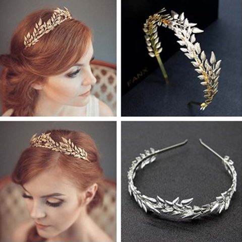 Women'S Sweet Leaf Iron Hair Band