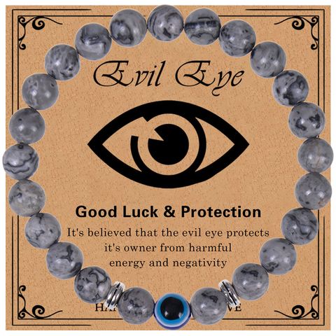 Fashion Devil's Eye Natural Stone Tiger Eye Beaded Handmade Men's Bracelets